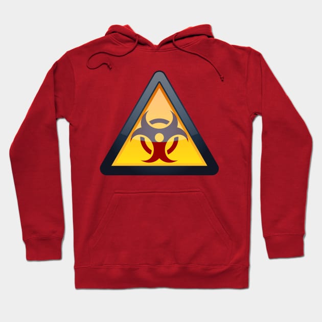 Bio-Hazard Symbol Hoodie by Ubold